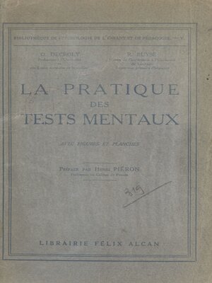 cover image of La pratique des tests mentaux